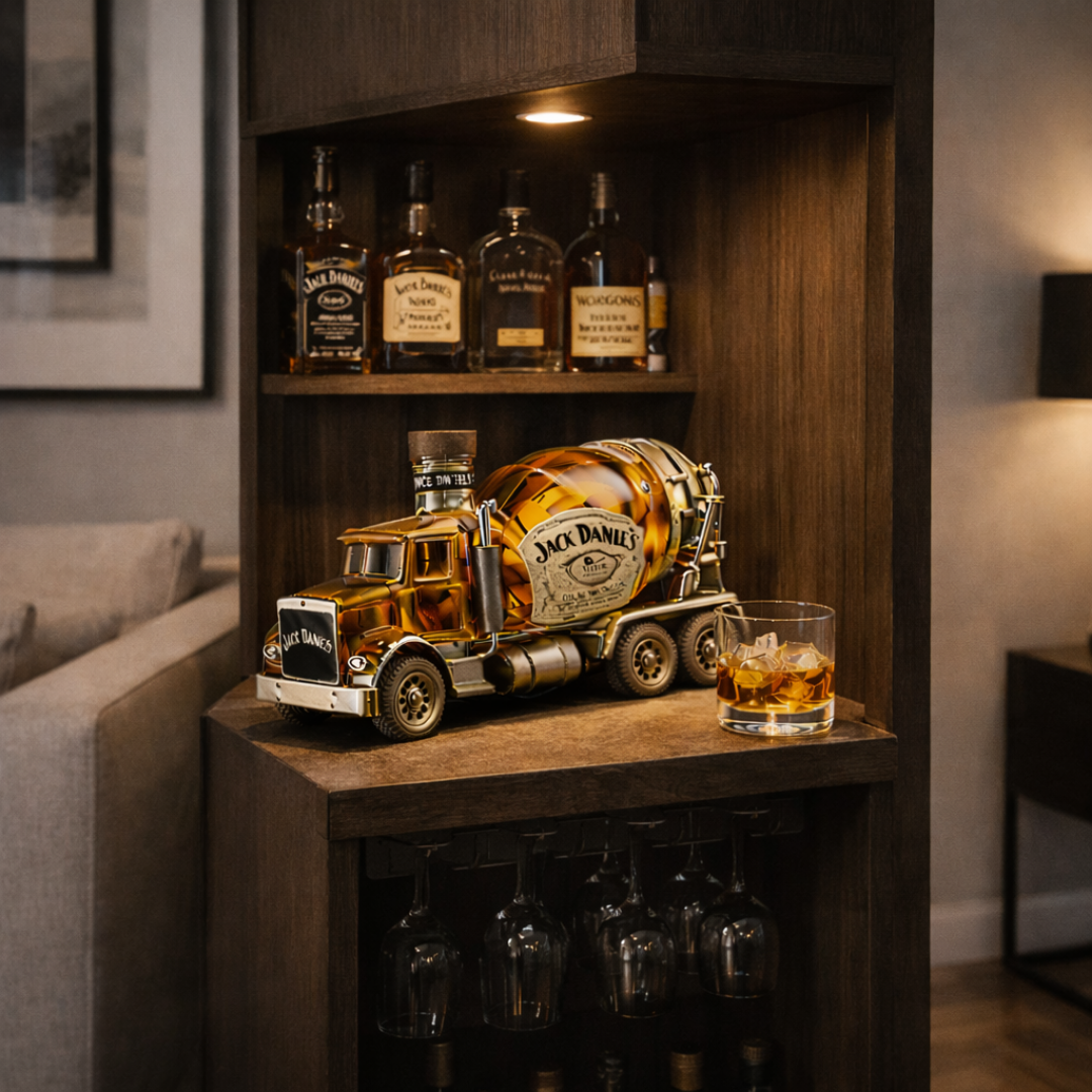 Truck Edition Whiskey Bottle