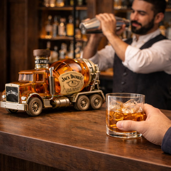Truck Edition Whiskey Bottle
