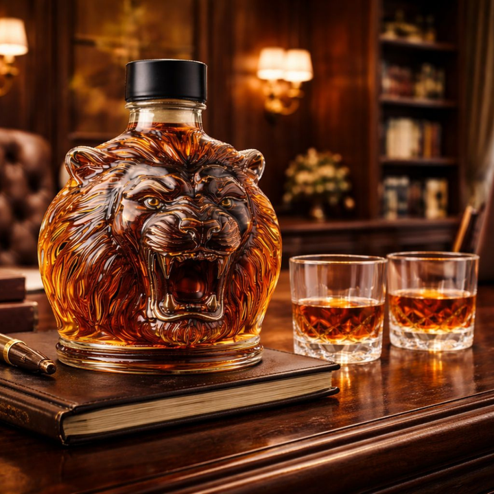 Lion Edition Whiskey Bottle