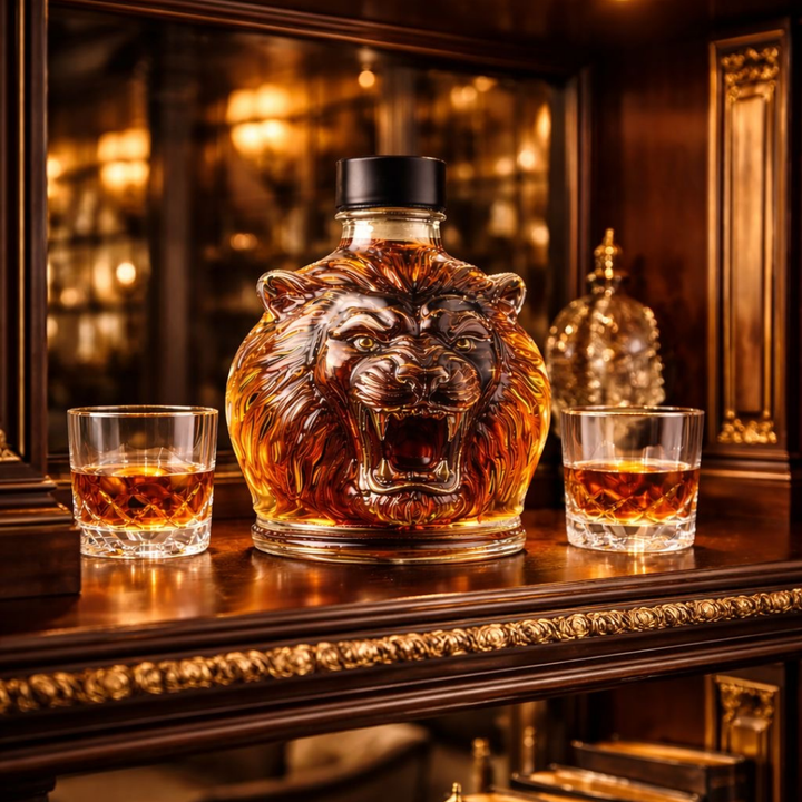 Lion Edition Whiskey Bottle