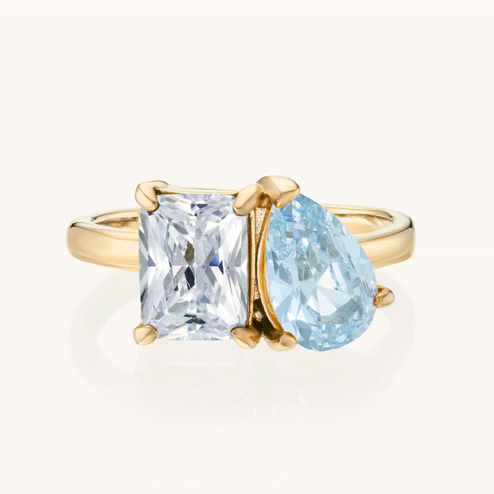 Toi Et Moi Birthstone Ring