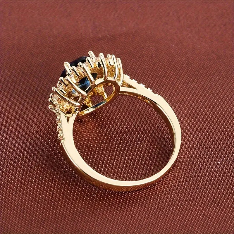 Saphirae Ring by Vionne | Crafted in White Gold