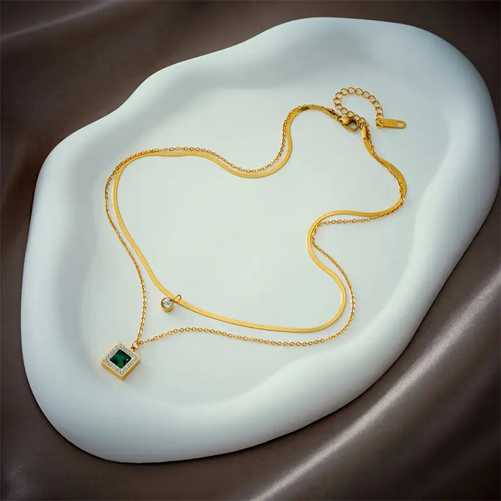 Tirena Valeure Gold Necklace