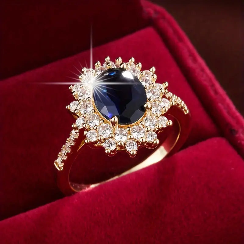 Saphirae Ring by Vionne | Crafted in White Gold