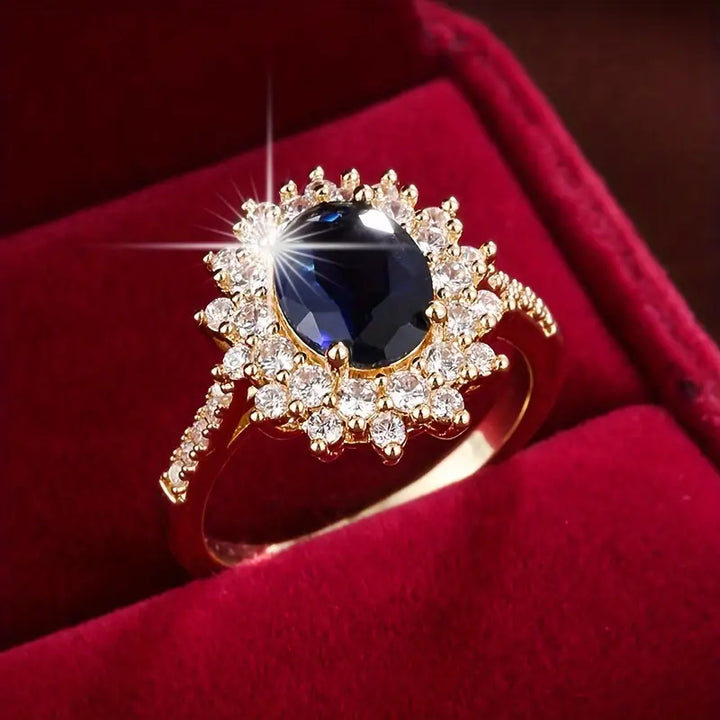 Saphirae Ring by Vionne | Crafted in White Gold