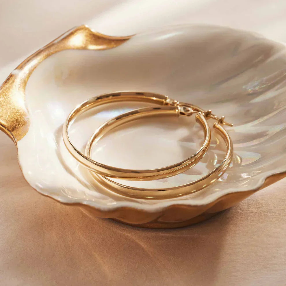Noa Serane White Gold Earrings