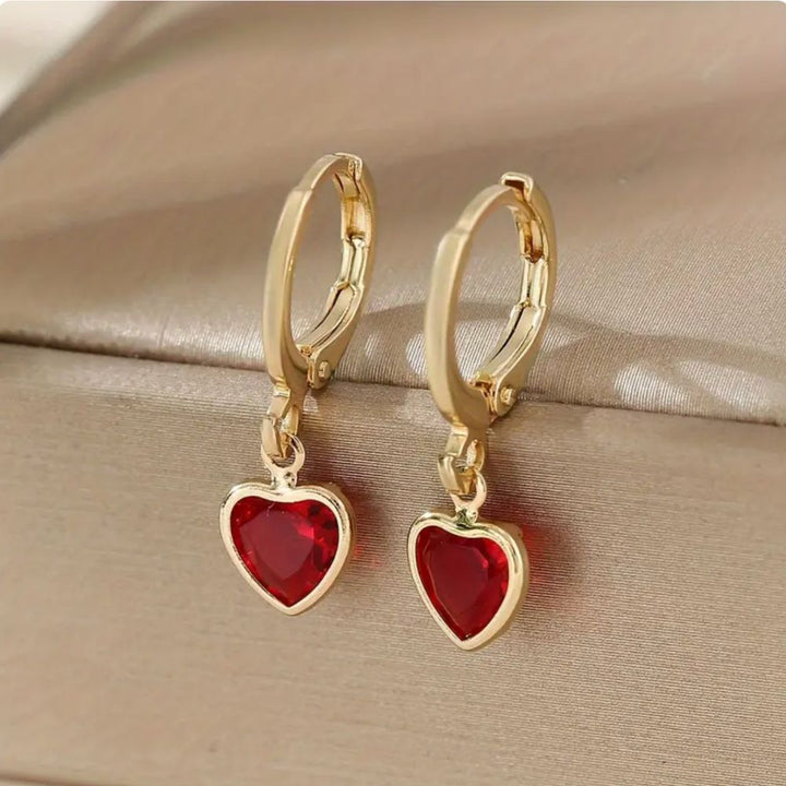 Sabine Ruby Earrings