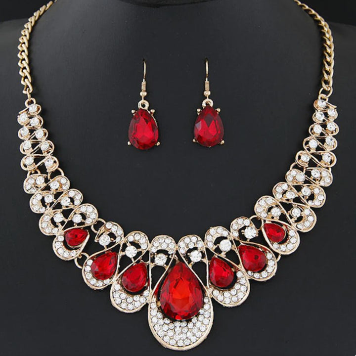 Perrine Ruby Jewelry Set