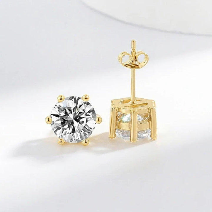 Tera Earrings in White Gold