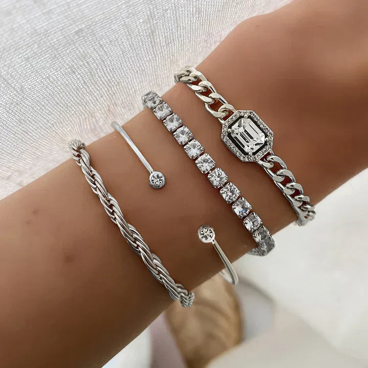 Gold Domitia Calvina Bracelet Set